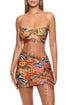 Luli Fama Tropical Majesty Double Loop Bandeau Crop Top